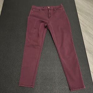 Tinseltown Burgundy Jeans size 11